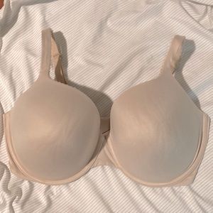 Body by Victoria’s Secret “perfect shape” bra in nude/light beige color.